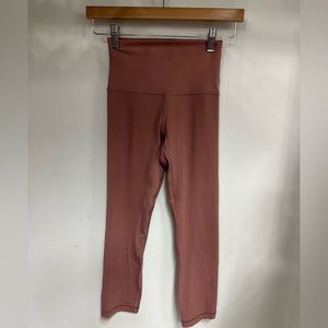 Lululemon Align High-Rise Crop 21” Mauve Leggings